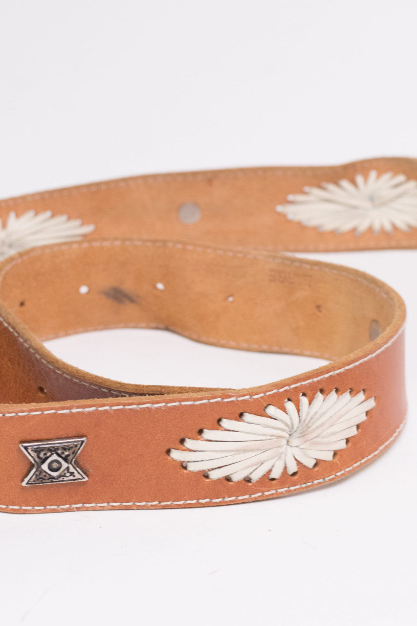 Liz Claiborne Y2K Leather  Buckle Belt