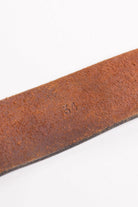 Painted Roses Etched Leather Belt