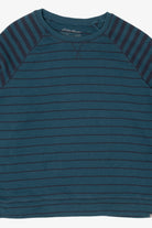 Teal Striped Eddie Bauer Sweatshirt (2000s)