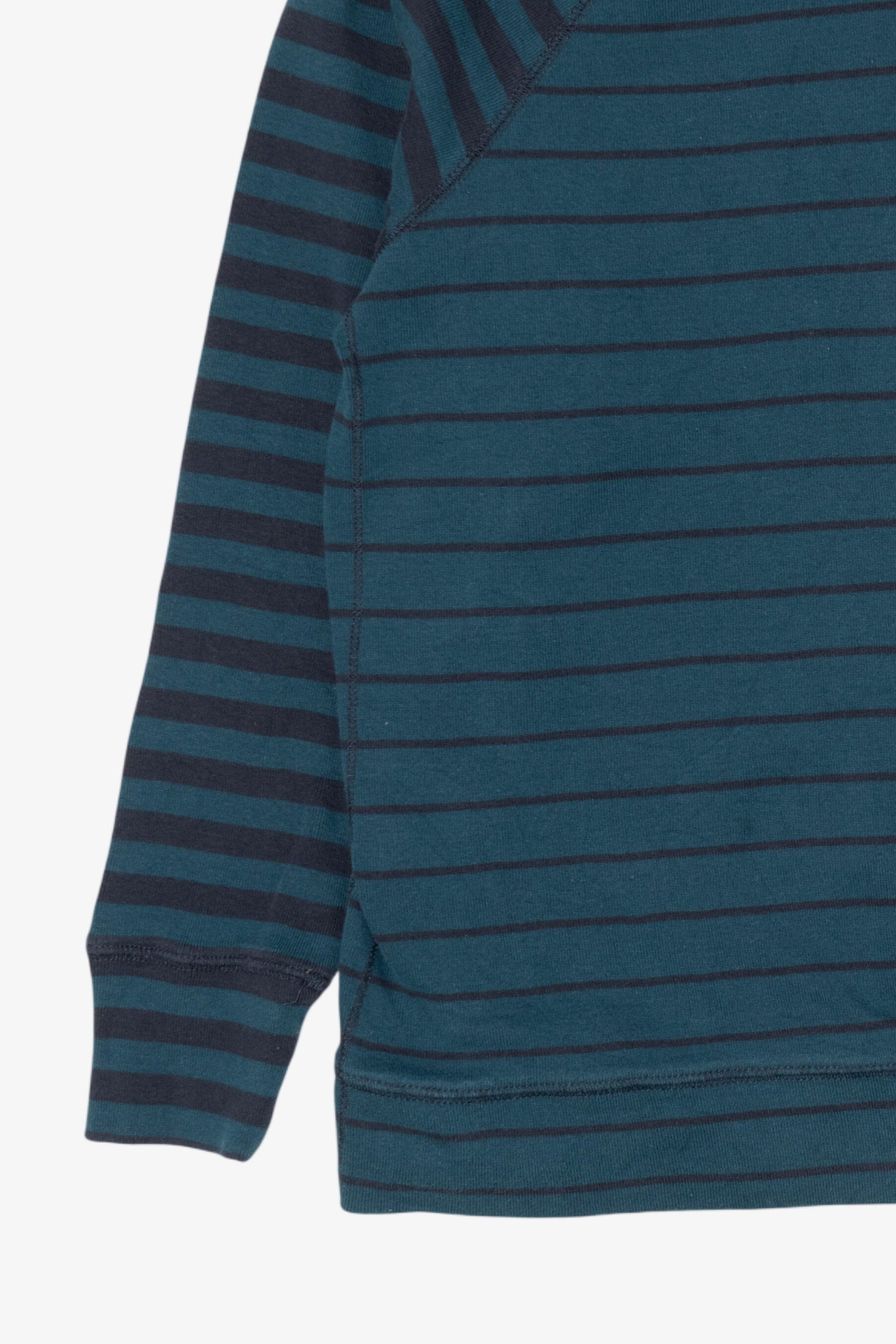 Teal Striped Eddie Bauer Sweatshirt (2000s)