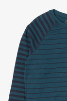 Teal Striped Eddie Bauer Sweatshirt (2000s)