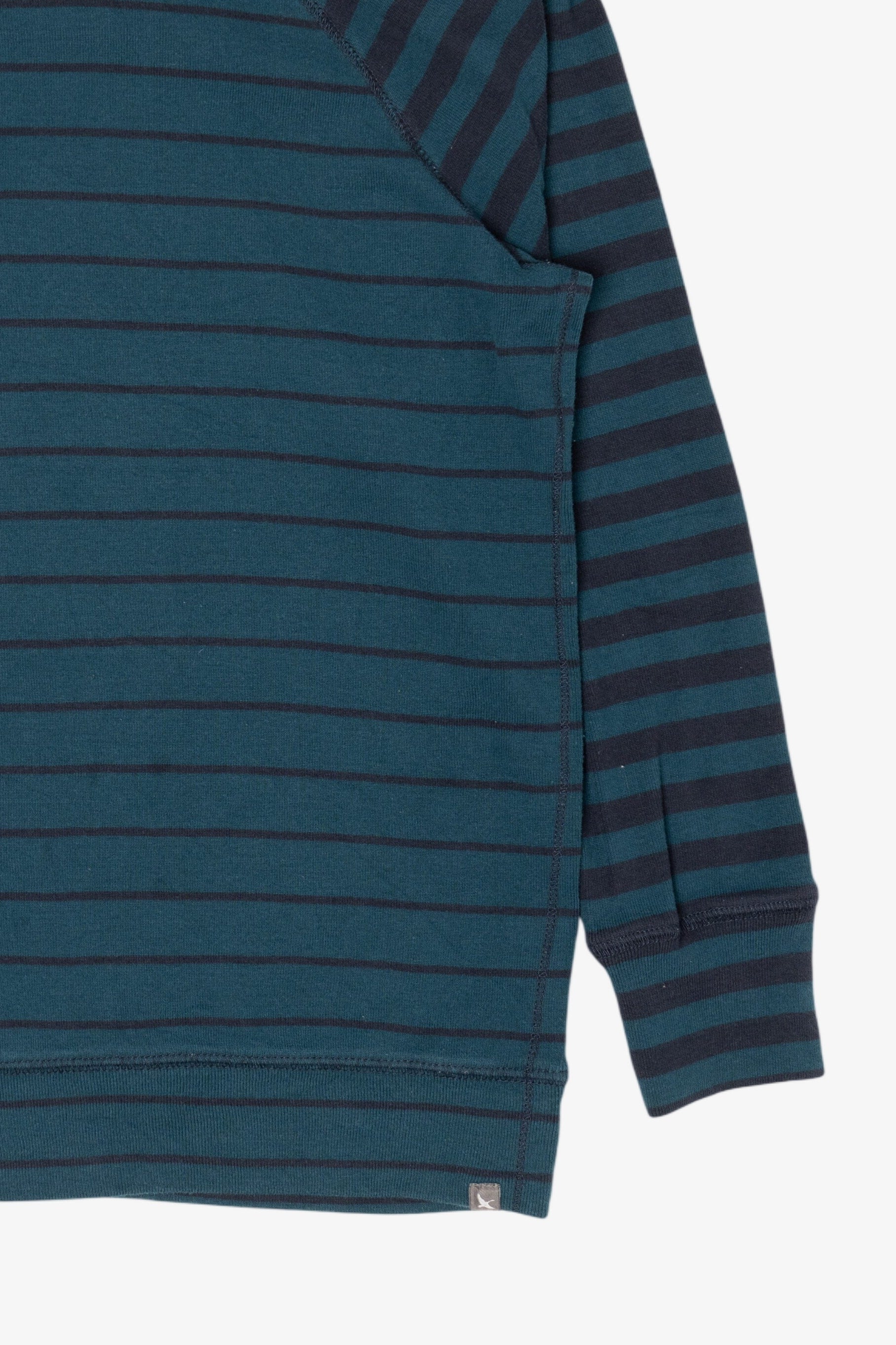 Teal Striped Eddie Bauer Sweatshirt (2000s)
