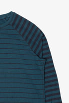 Teal Striped Eddie Bauer Sweatshirt (2000s)