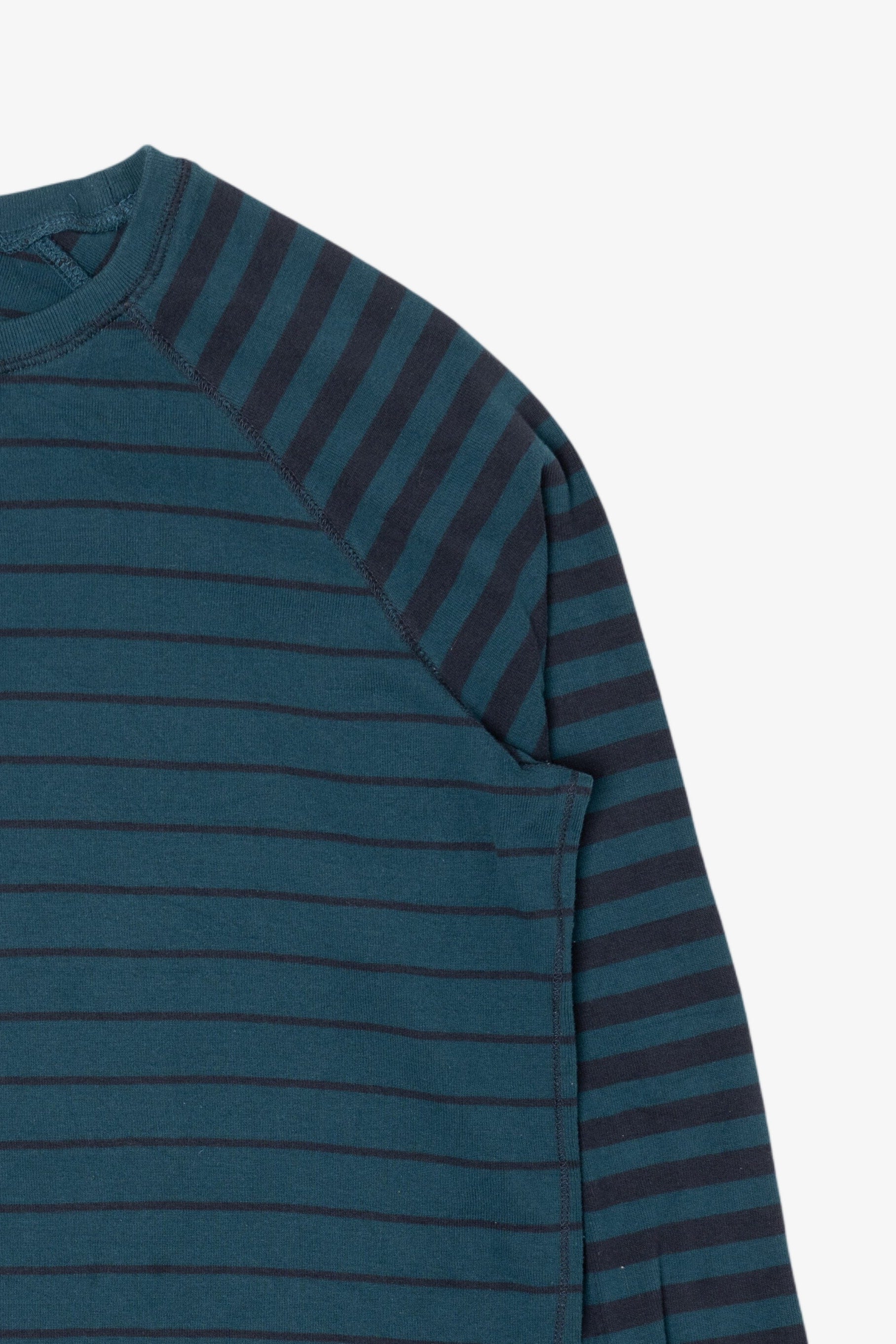 Teal Striped Eddie Bauer Sweatshirt (2000s)