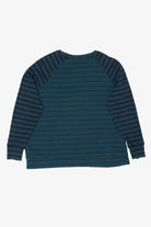 Teal Striped Eddie Bauer Sweatshirt (2000s)