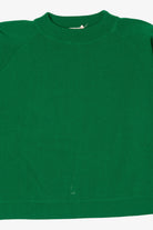 Vintage Green Raglan Sweatshirt (1980s)