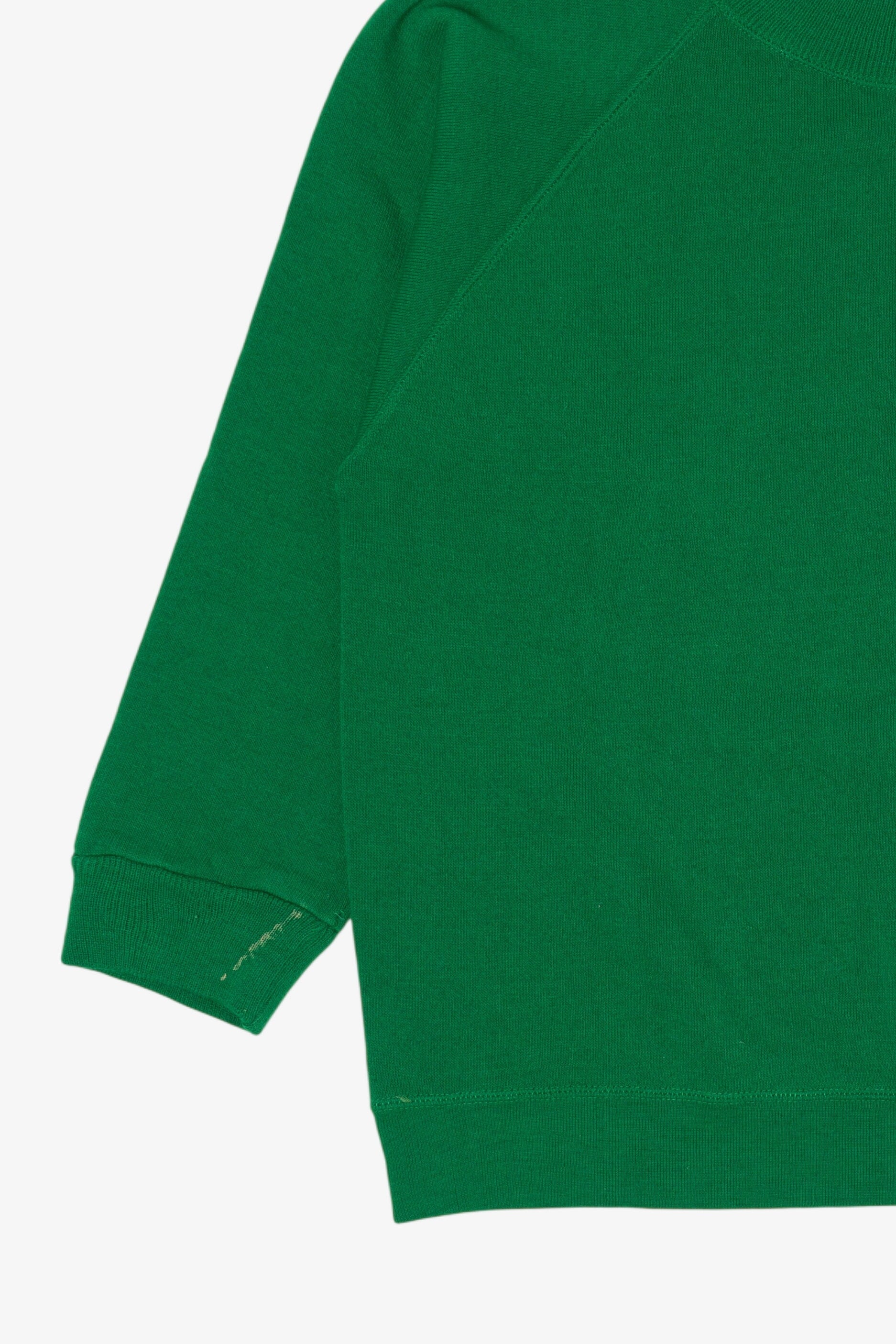 Vintage Green Raglan Sweatshirt (1980s)