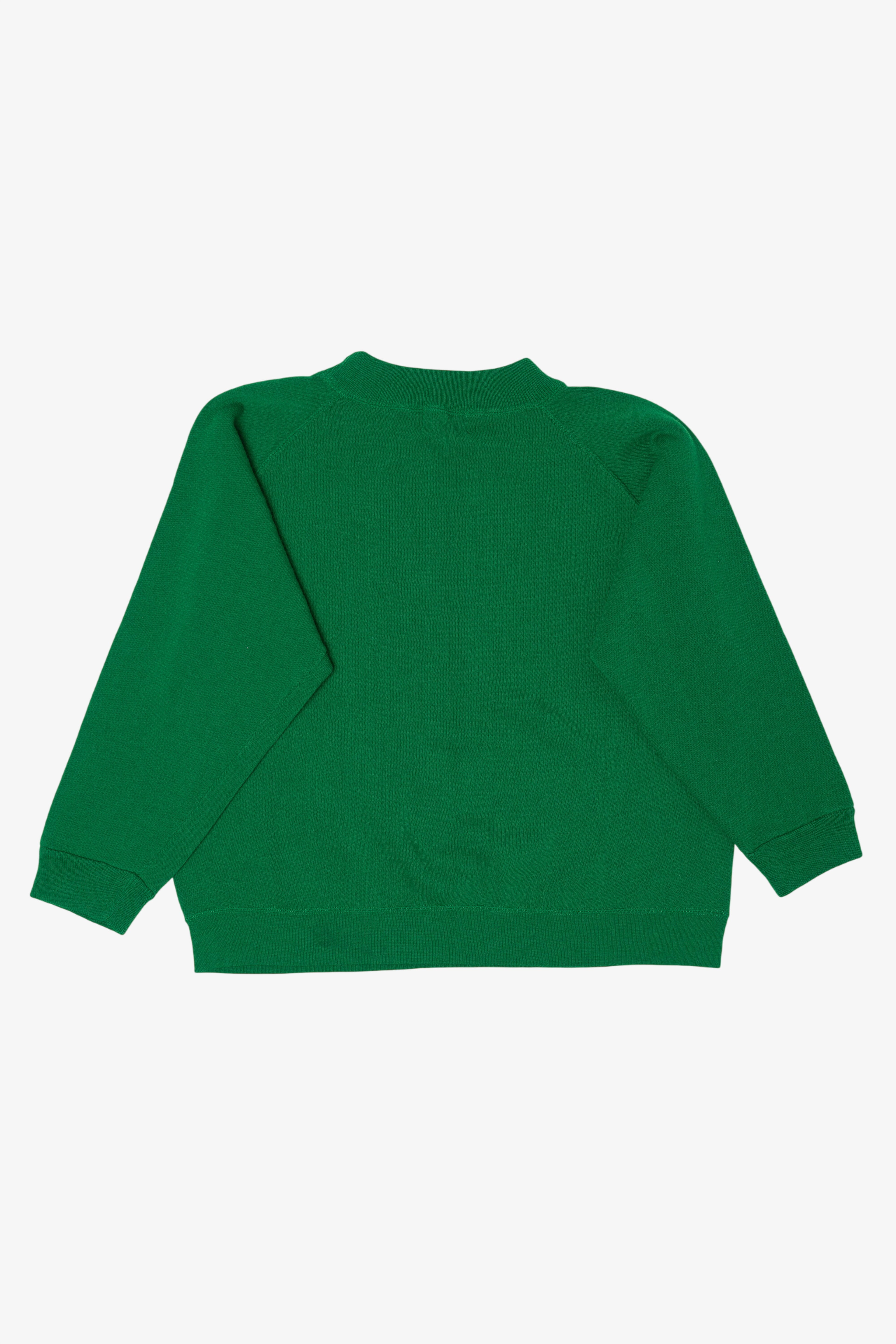 Vintage Green Raglan Sweatshirt (1980s)