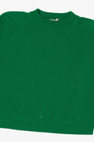 Vintage Green Raglan Sweatshirt (1980s)