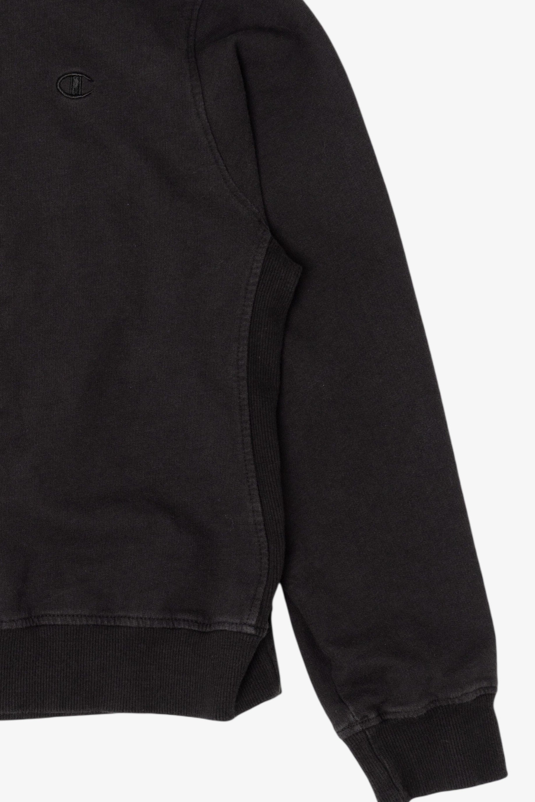Black Champion Half-Zip Sweatshirt