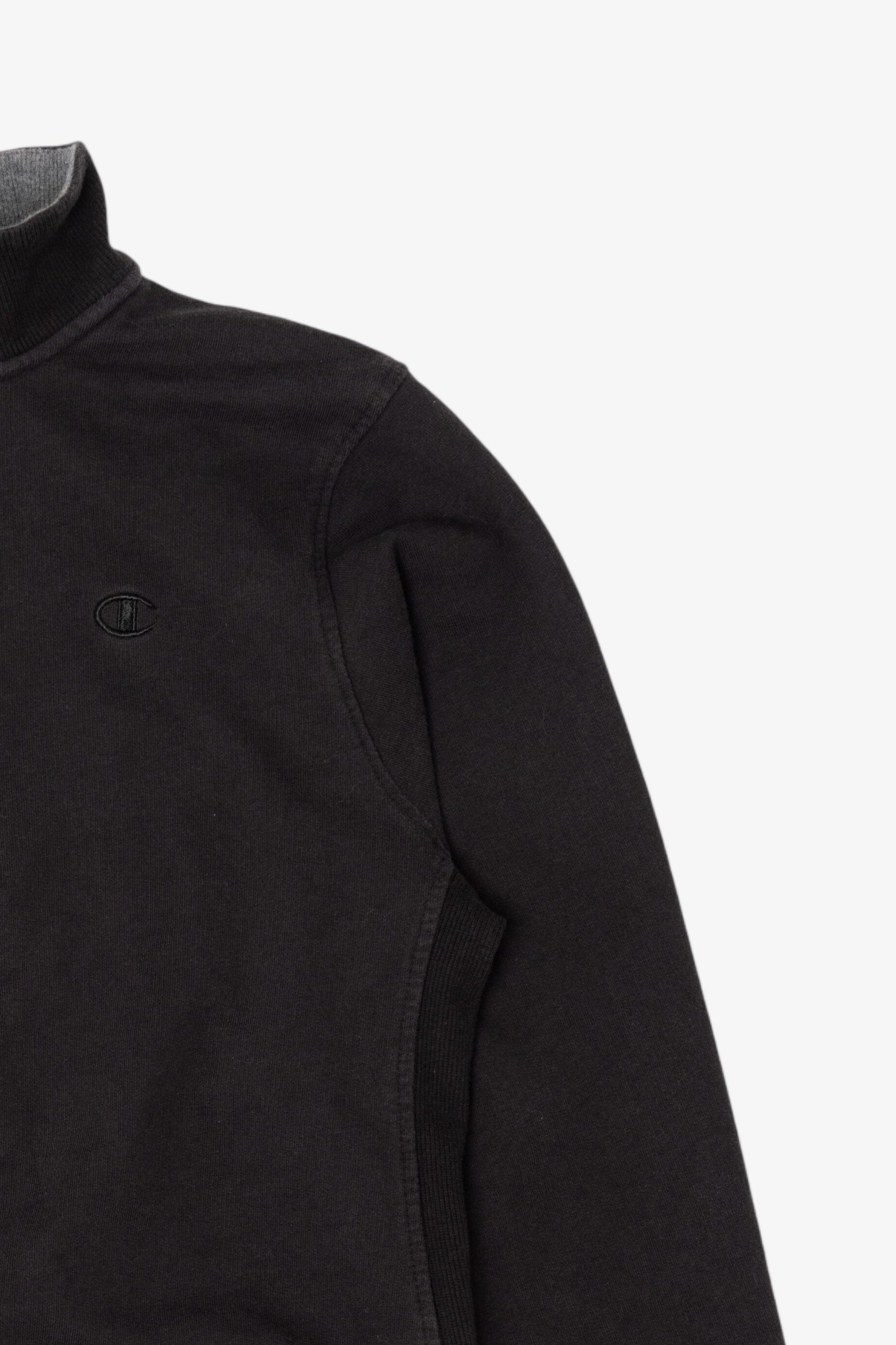 Black Champion Half-Zip Sweatshirt