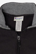 Black Champion Half-Zip Sweatshirt