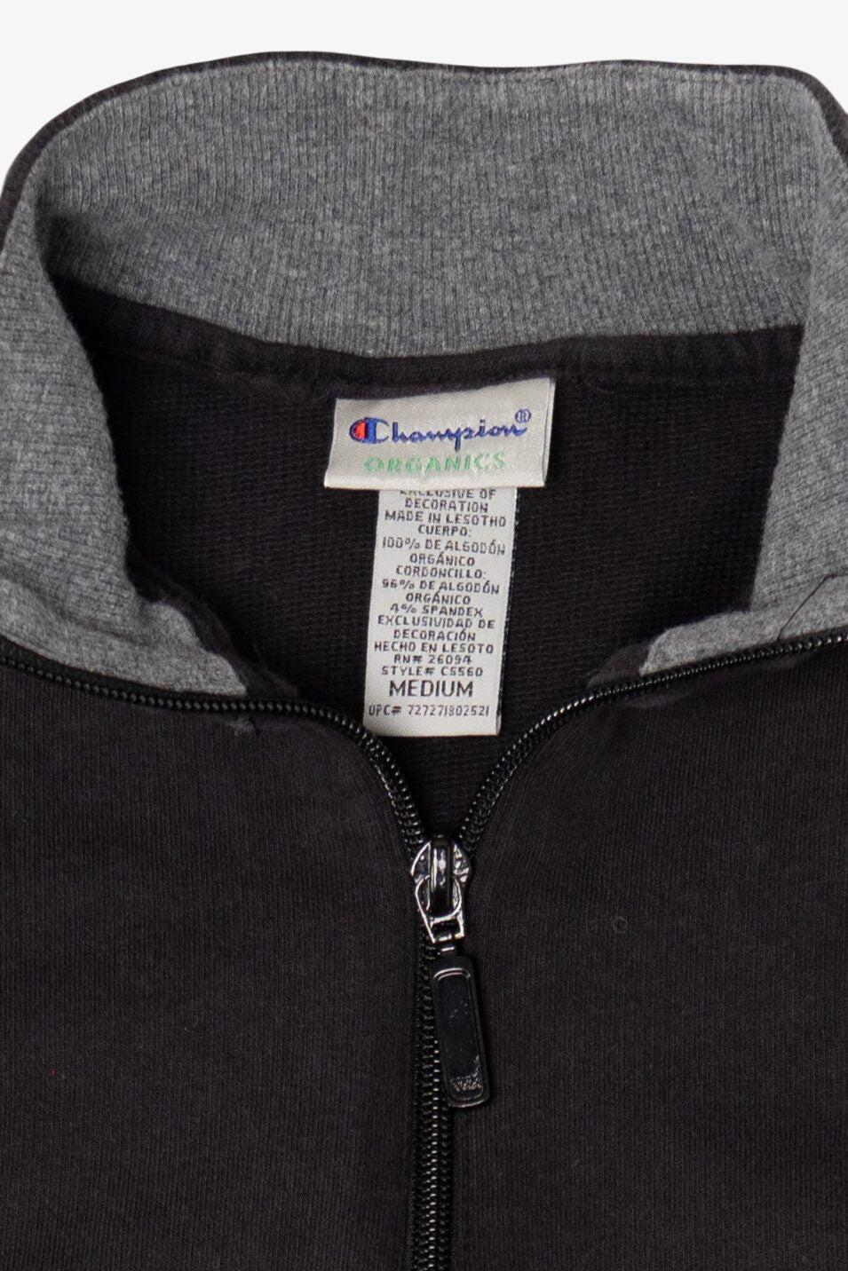 Black Champion Half-Zip Sweatshirt