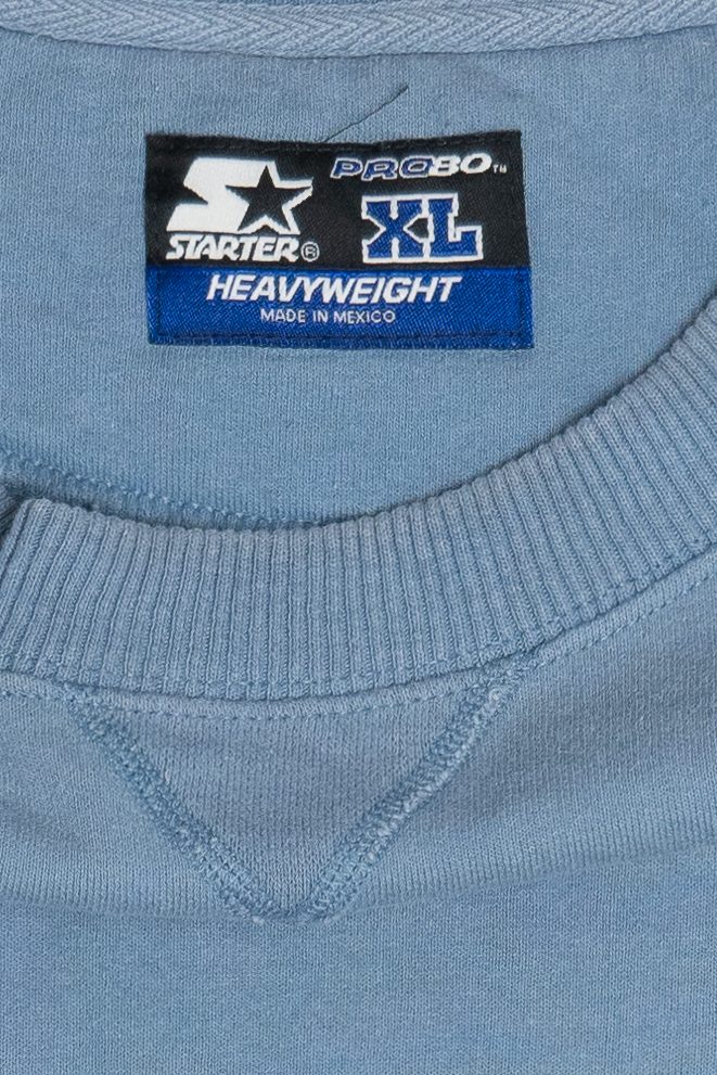 Vintage Blue Starter Embroidered Logo Sweatshirt (2000s)