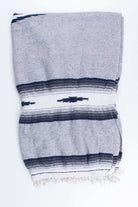 Navy & Grey Baja Blanket