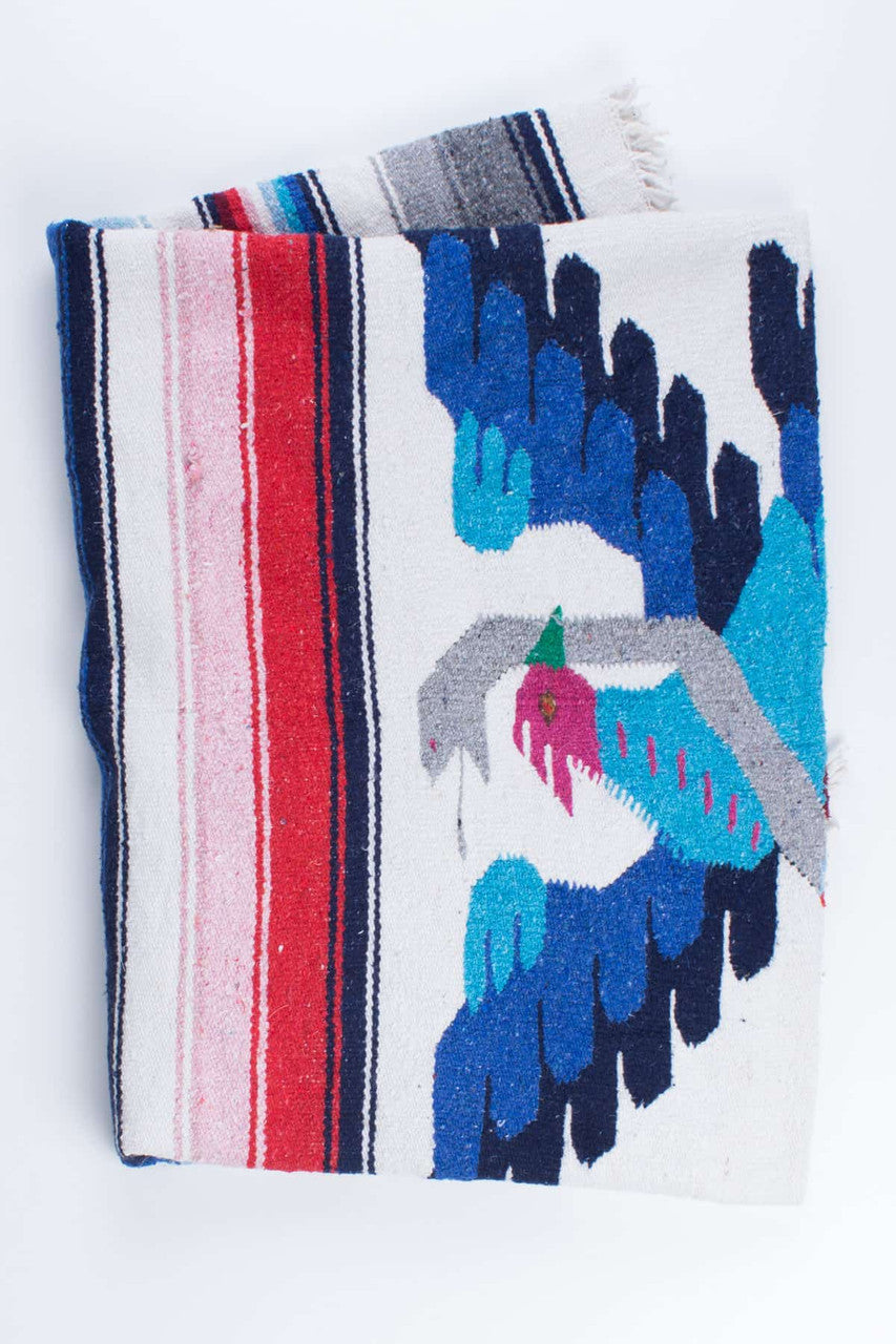 Mexico Multi Color Woven Baja Blanket