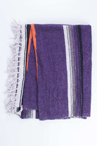 Purple Woven Baja Blanket