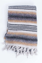 Grey & Tan Baja Blanket