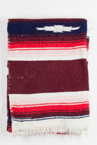 Burgundy & Pink Vintage Blanket