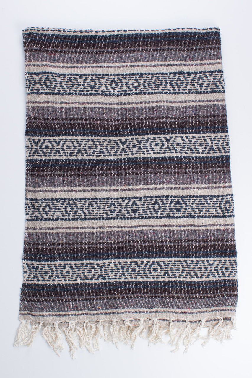 Brown & Tan Baja Blanket 1