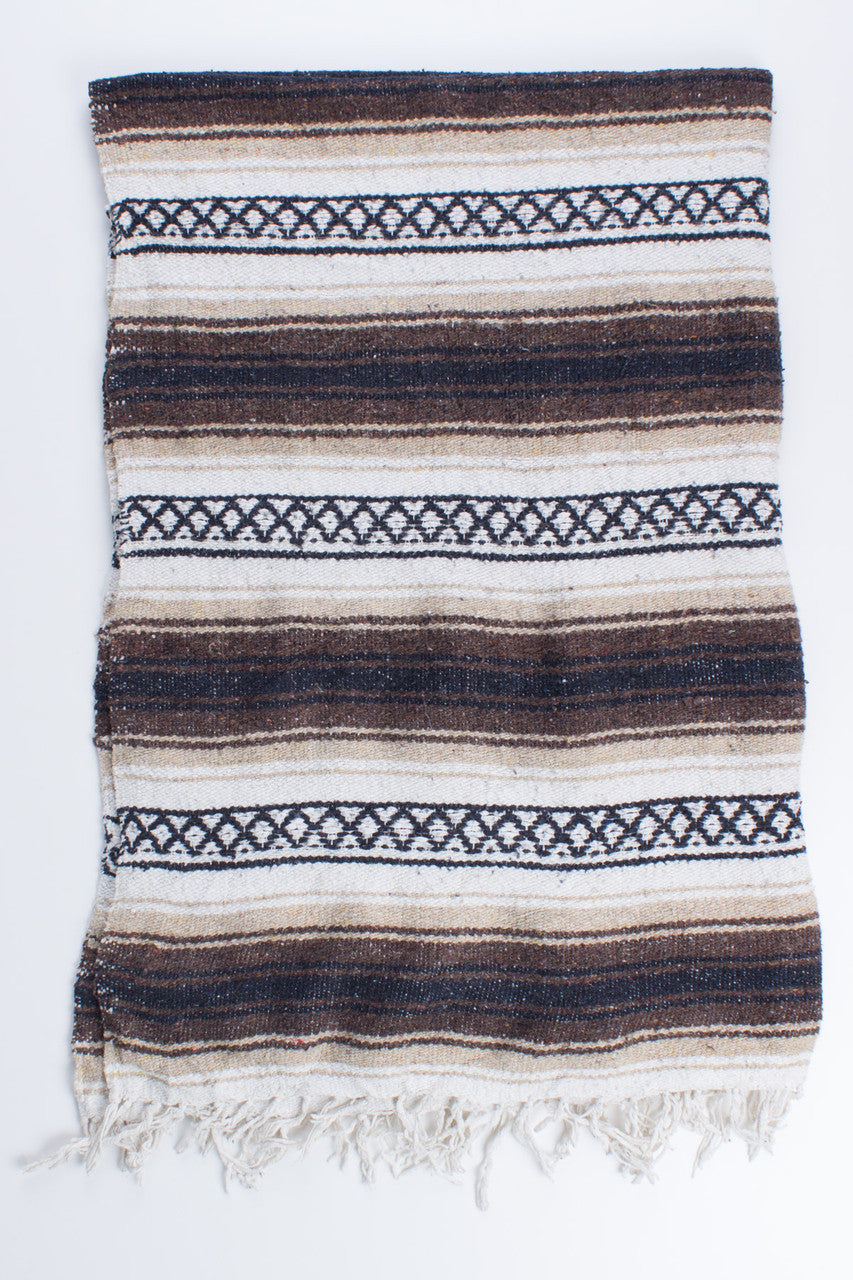 Brown & Tan Baja Blanket