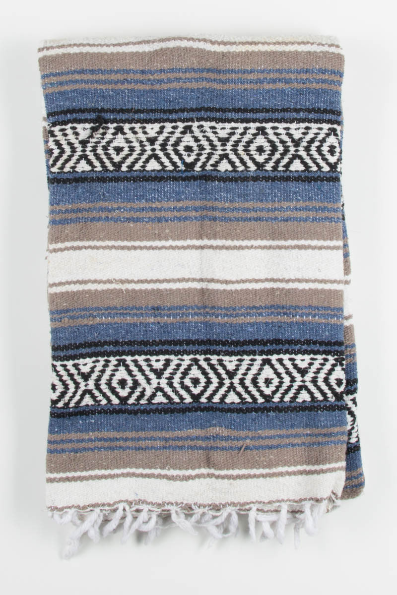 Blue & Brown Vintage Blanket
