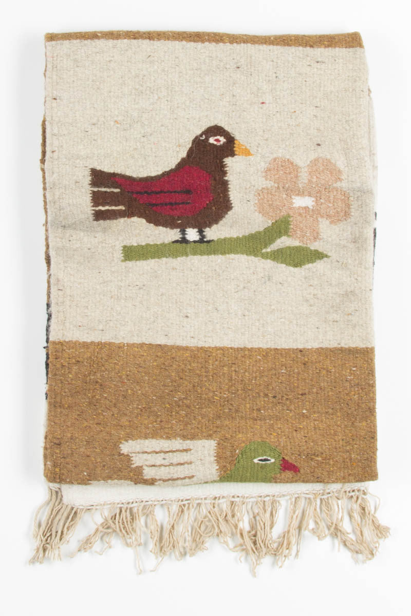 Bird & Flower Vintage Rug