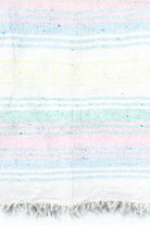 White Pastels Vintage Blanket