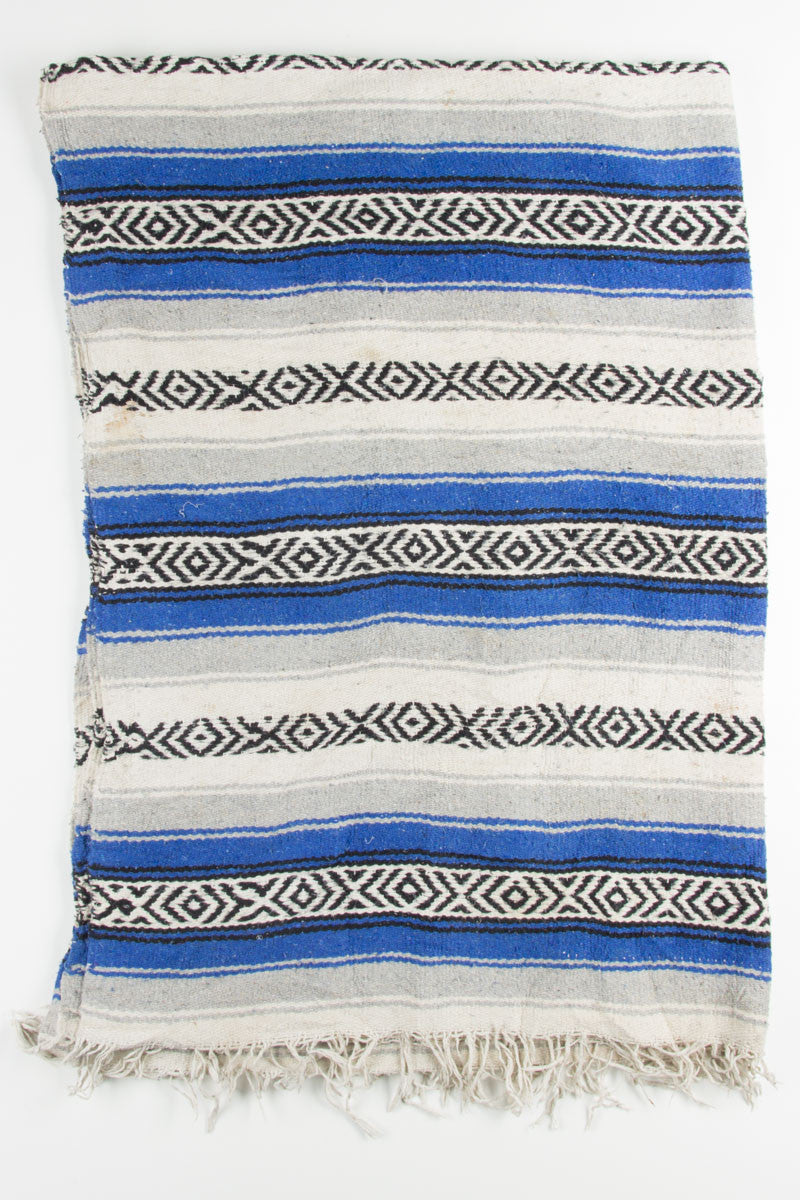 Blue Vintage Baja Blanket