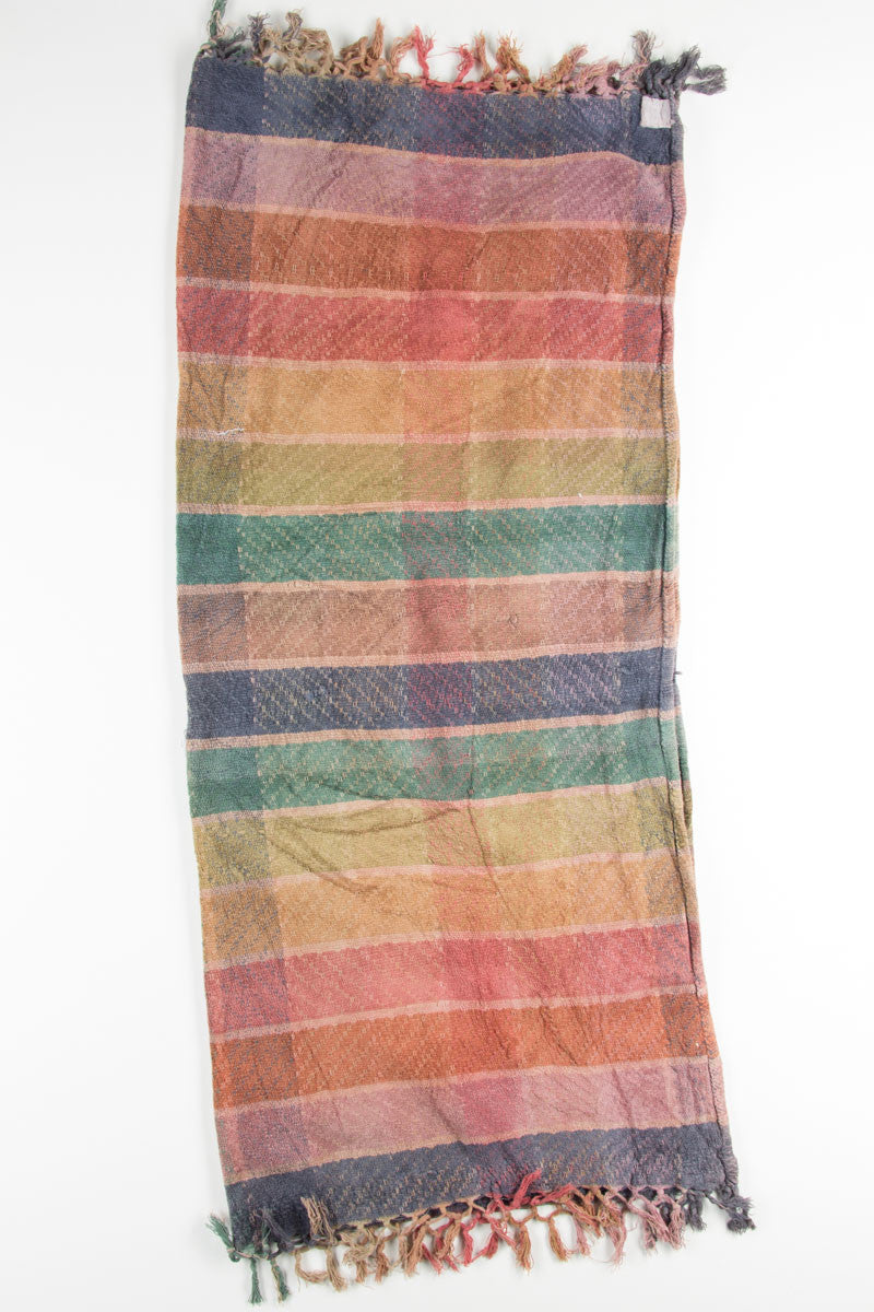 Pink Striped Vintage Blanket