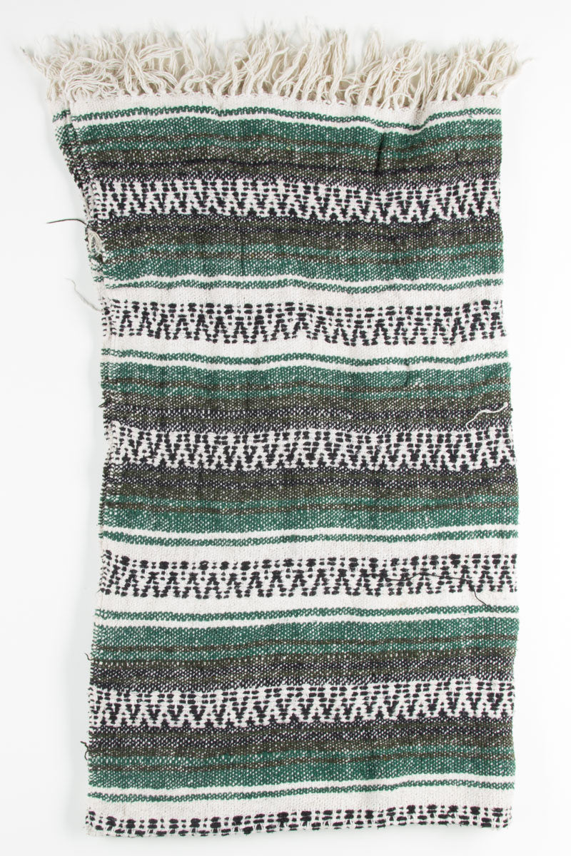 Green Baja Blanket