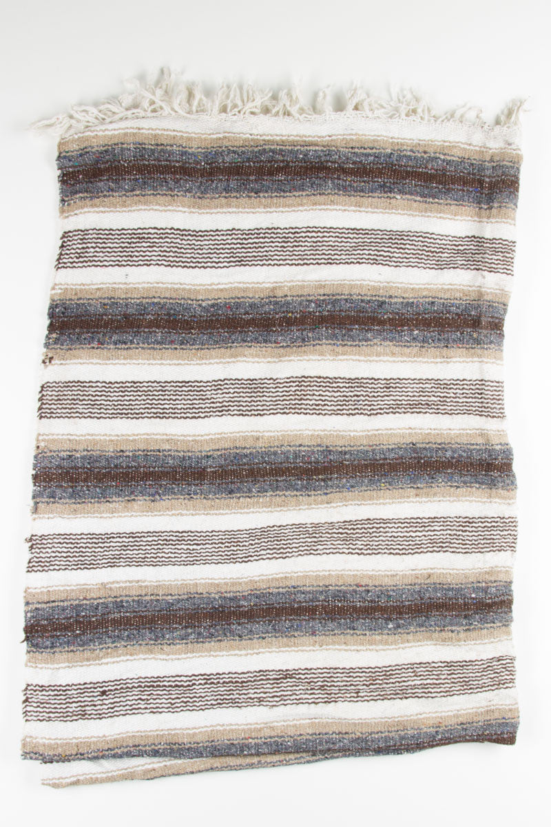 Grey & Brown Baja Blanket