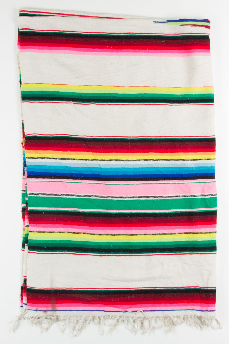 Neon Rainbow Baja Blanket