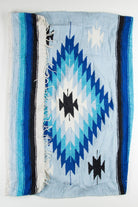 Blue Diamond Patterned Baja Blanket