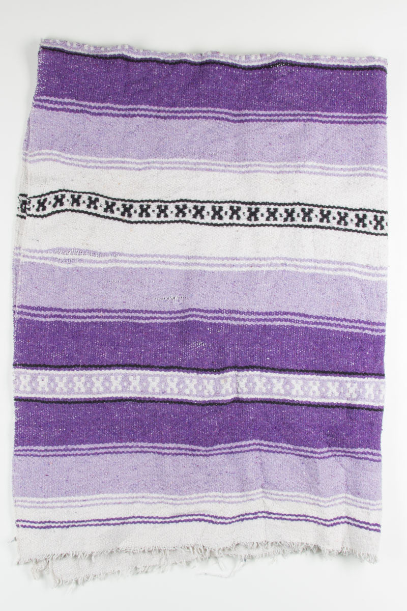 Purple Baja Blanket