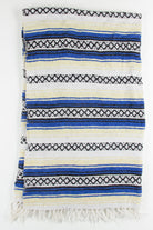 Blue & Yellow Striped Baja Blanket