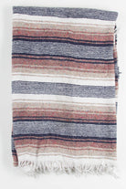 Navy & Mauve Vintage Blanket
