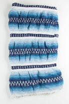 Blue Striped Vintage Baja Blanket