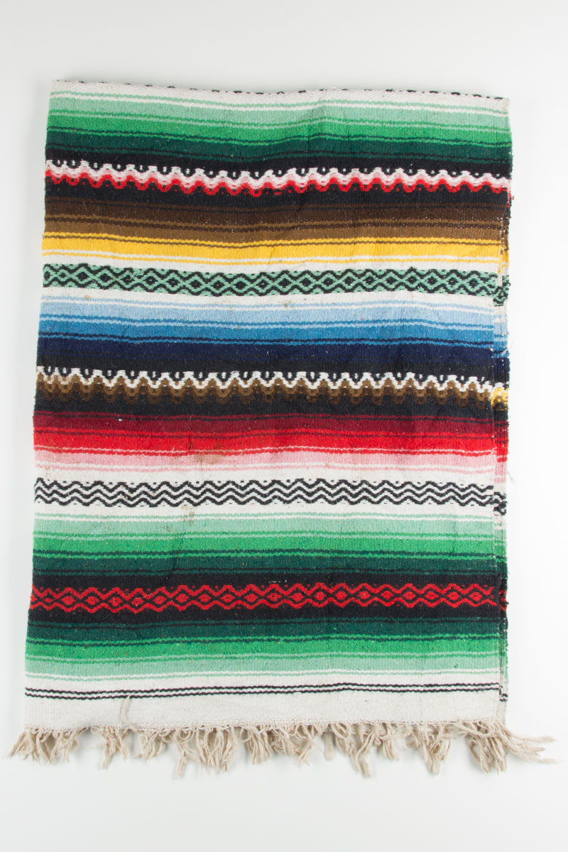 Rainbow Baja Blanket