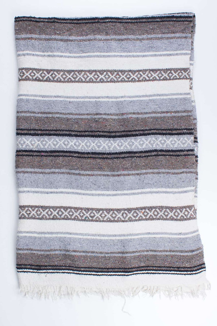 Tan & Grey Baja Blanket