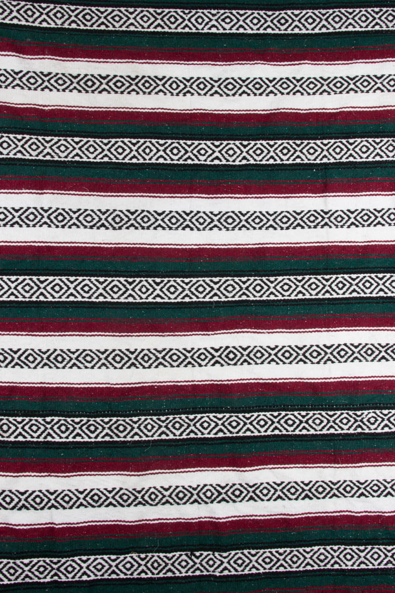 Green & Red Vintage Blanket