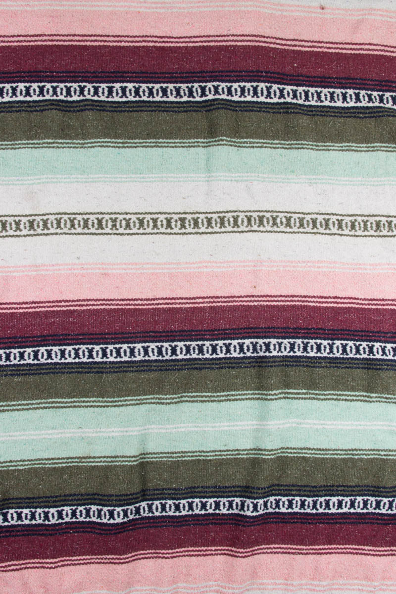 Pink & Green Vintage Blanket