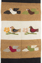 Bird & Flower Vintage Rug