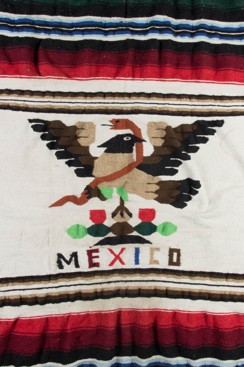 Multicolor Mexico Vintage Blanket