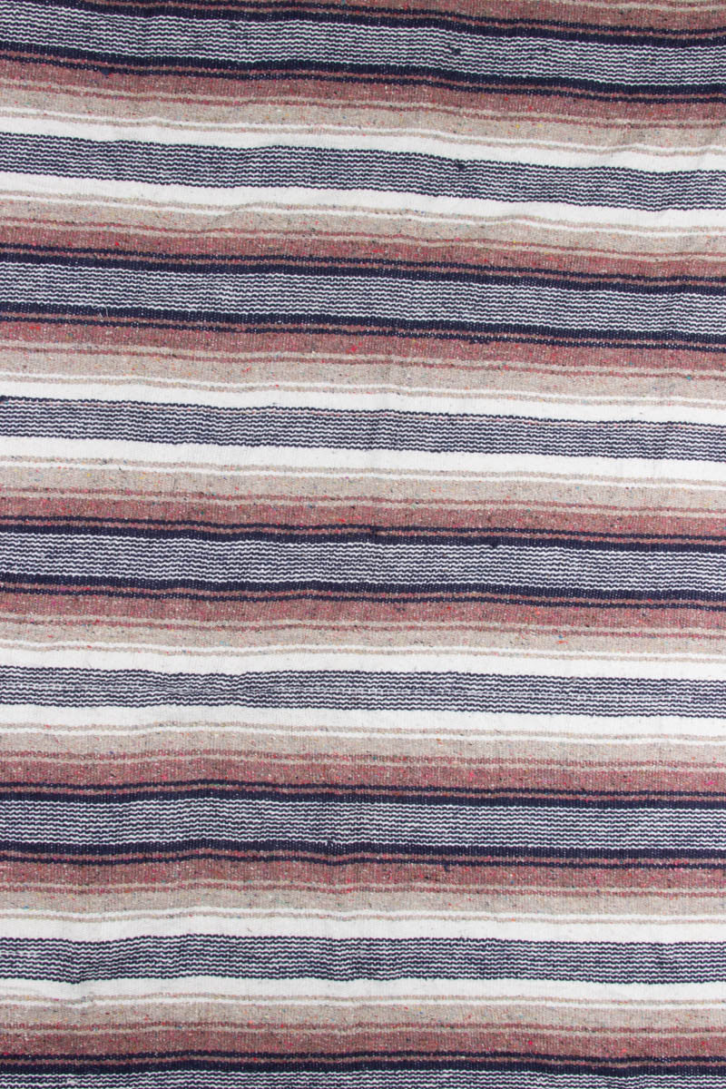Navy & Mauve Vintage Blanket
