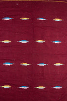 Dark Red Bird Vintage Blanket