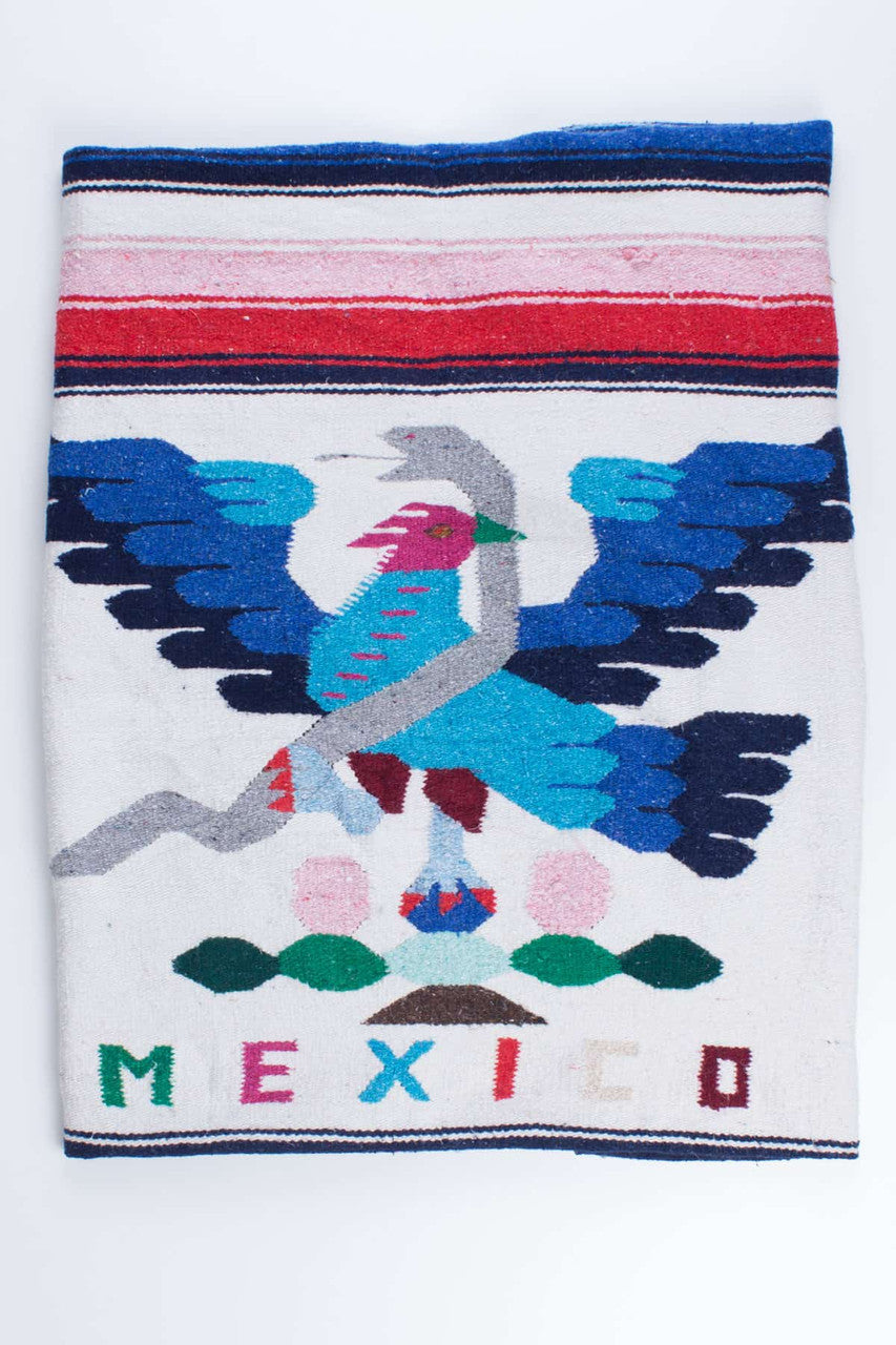 Mexico Multi Color Woven Baja Blanket