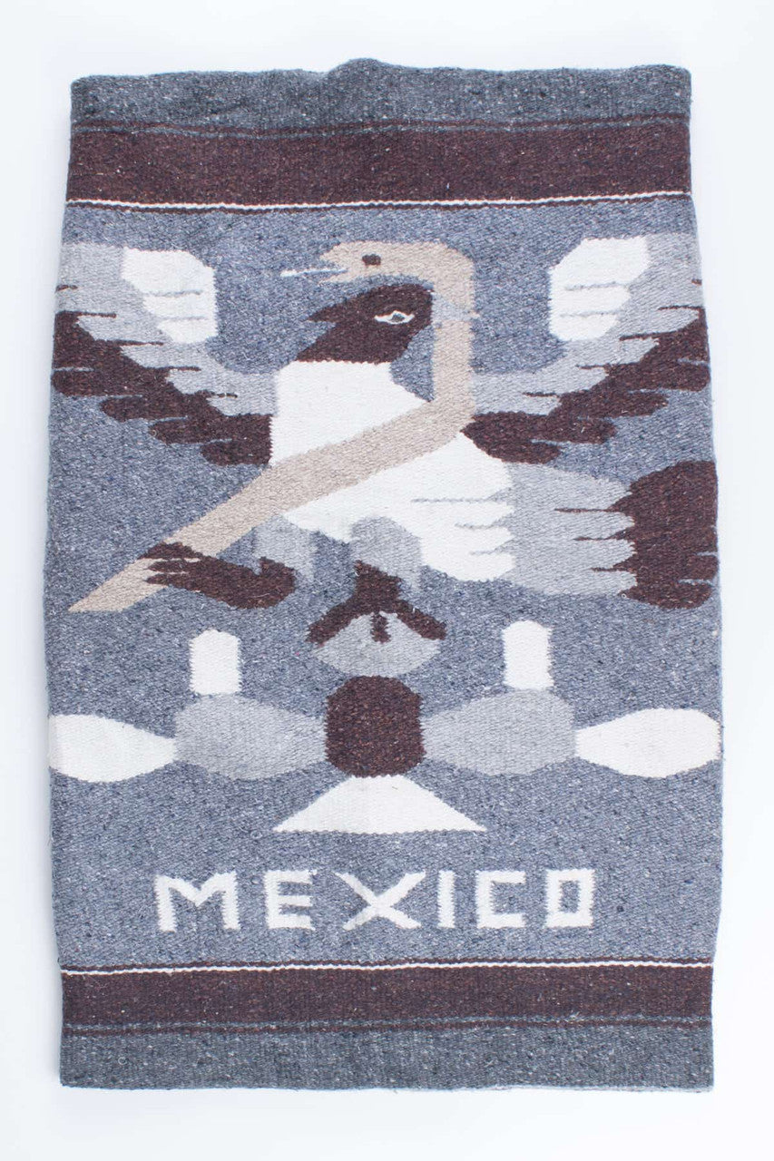 Grey & Brown Mexico Baja Blanket