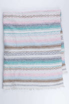 Pastel Stripes Woven Blanket
