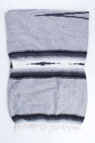 Grey Woven Baja Blanket